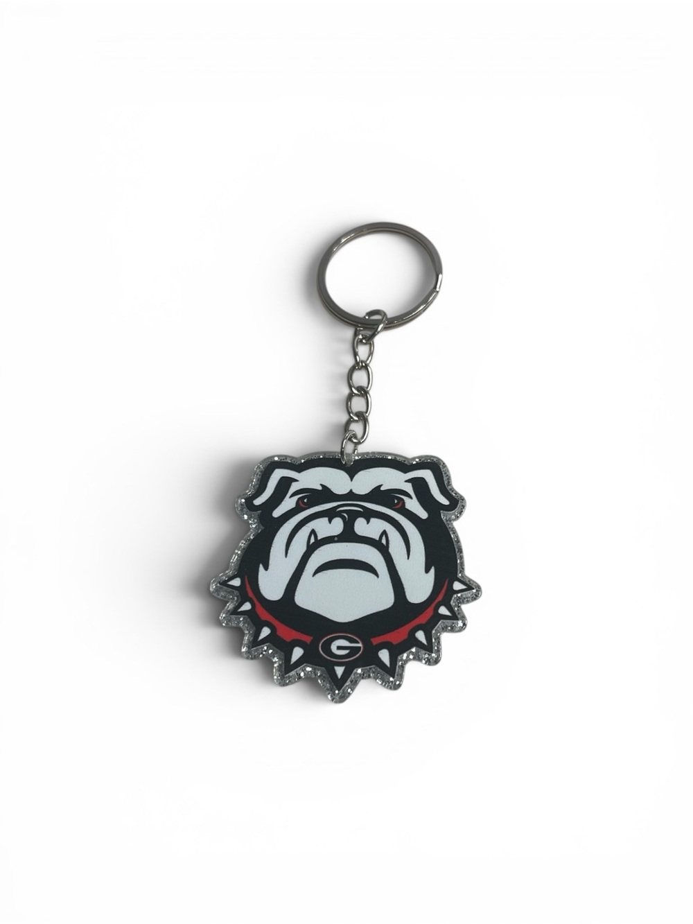 Georgia Bulldog Keychain